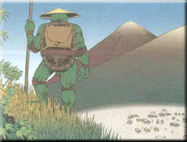 Donatello, the burial of Splinter