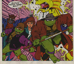 The TMNT in action