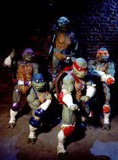 The Ninja Turtles, ready to kick ass